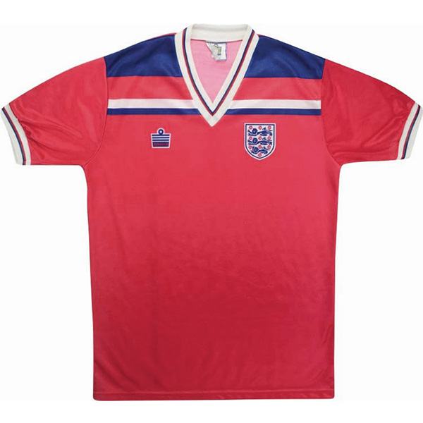 England away retro soccer jersey maillot match men's 2ed sportwear football shirt 1982